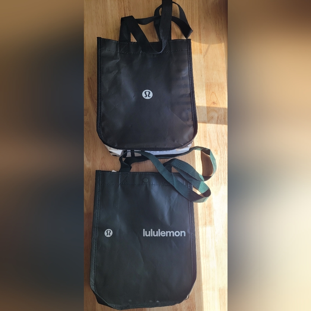 Lot of 2 Lululemon tote bags